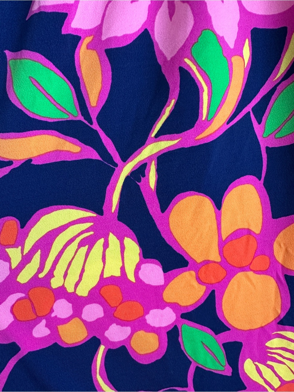Trina Turk Retro Floral Midi Dress - Picture 3 of 6